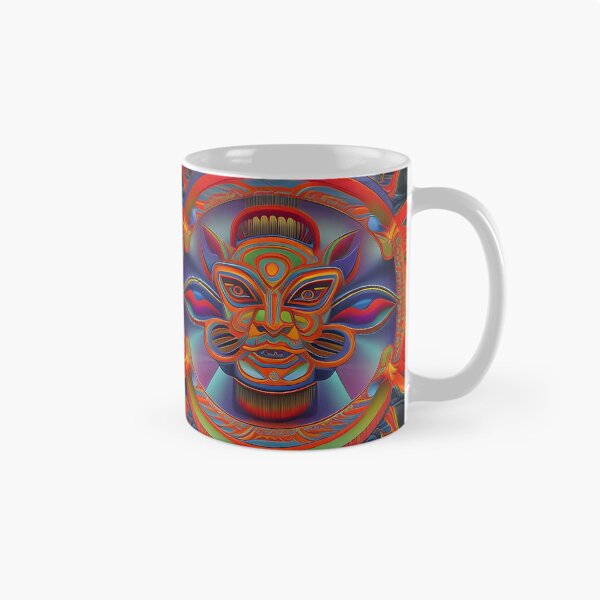 Item preview, New World Gods (33) - Mesoamerican Inspired Psychedelic Art designed and sold by TheThirdEye.