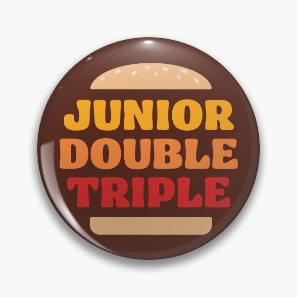 Item preview, Junior Double Triple Burger designed and sold by smpl-designs.