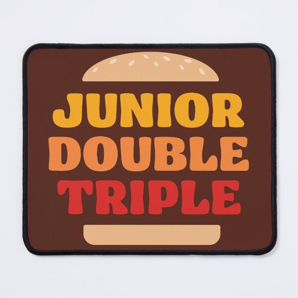 Item preview, Junior Double Triple Burger designed and sold by smpl-designs.