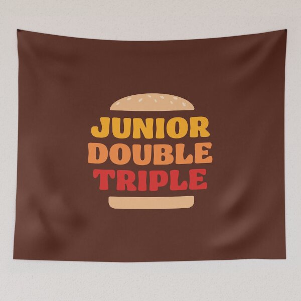 Item preview, Junior Double Triple Burger designed and sold by smpl-designs.