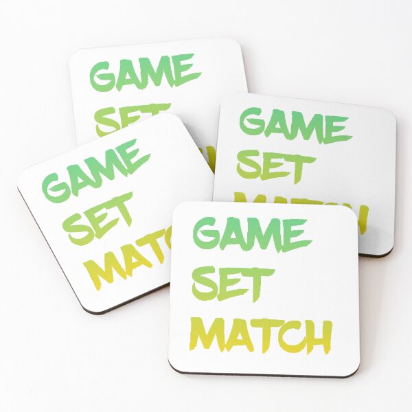 Item preview, GAME SET MATCH!!! designed and sold by AissTee.