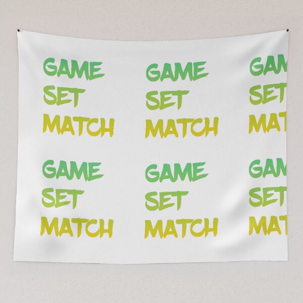 Item preview, GAME SET MATCH!!! designed and sold by AissTee.