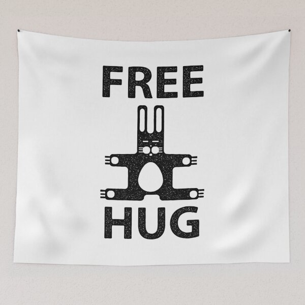 Item preview, Free Hug Bunny designed and sold by close-up.biz.