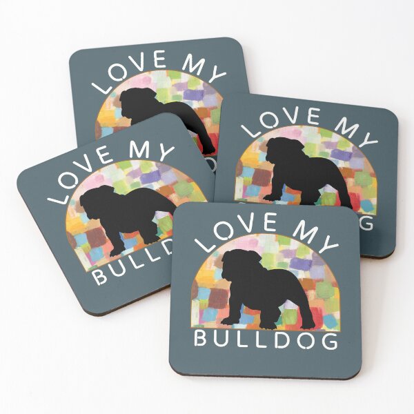 Item preview, Love My Bulldog designed and sold by LynnEllenDesign.