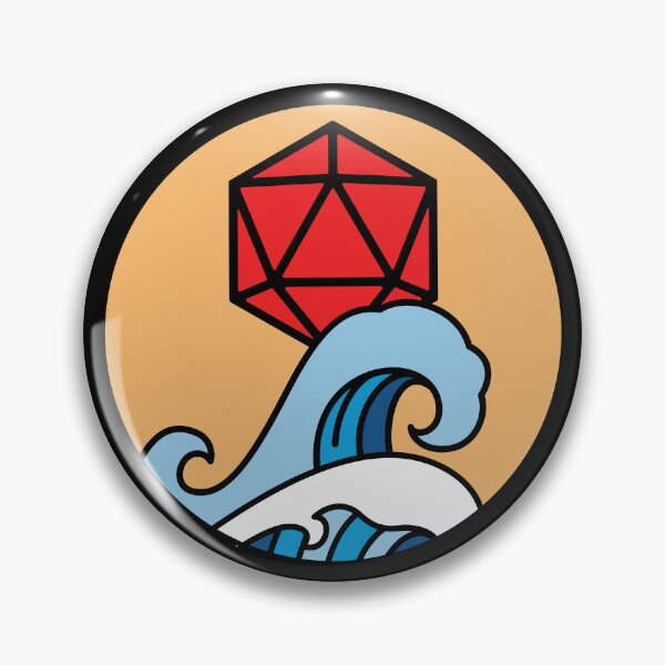Item preview, Japan Wave Aesthetic D20 Dice designed and sold by pixeptional.