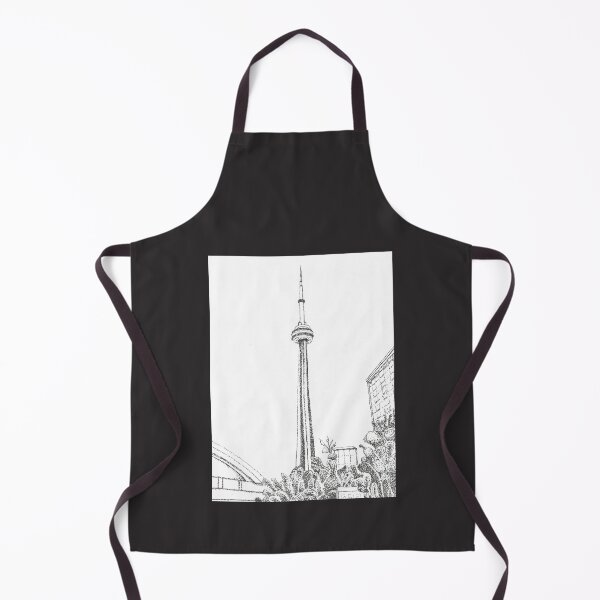 Item preview, Hand Drawn Ink Dot Drawing Fine Art CN Tower designed and sold by H3designs.