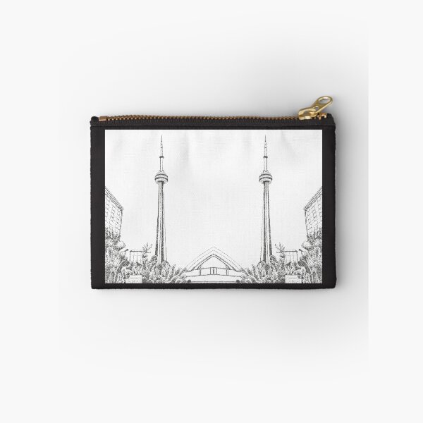 Item preview, Hand Drawn Ink Dot Drawing Fine Art CN Tower designed and sold by H3designs.