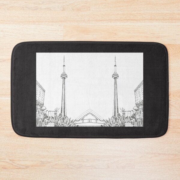 Item preview, Hand Drawn Ink Dot Drawing Fine Art CN Tower designed and sold by H3designs.