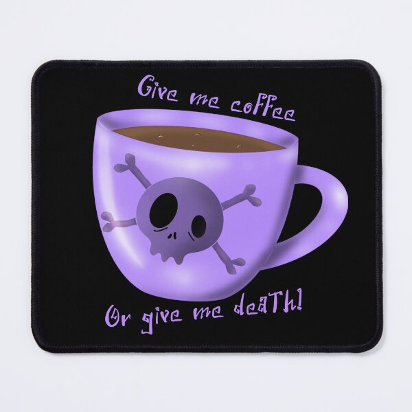 Item preview, Coffee or death? designed and sold by snailfarmer22.