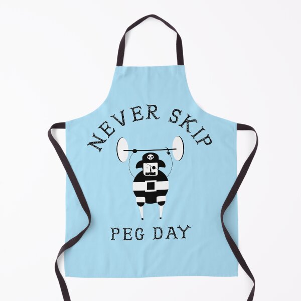 Item preview, Never skip peg day funny pirate exercise design dont skip leg day designed and sold by Theokotos.