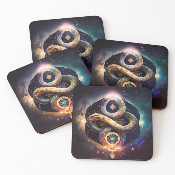 Item preview, Sacred Geometry with Snake designed and sold by Reuben Shead.