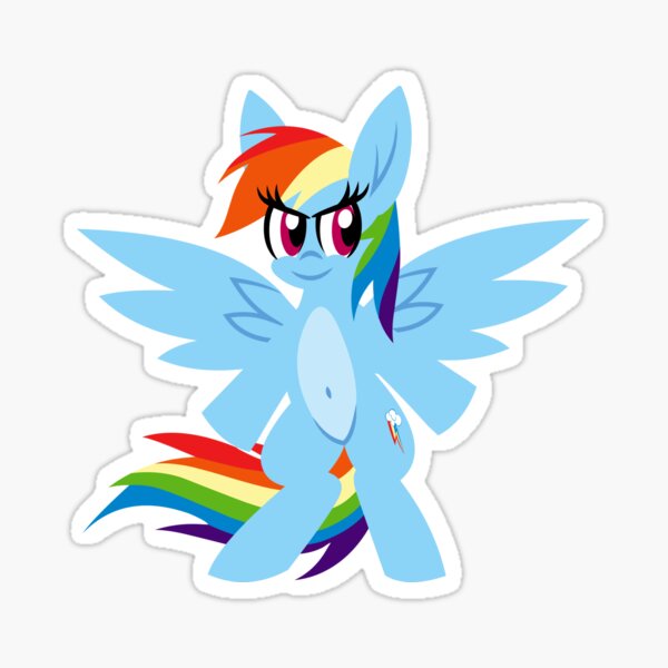 Item preview, Standing Rainbow Dash designed and sold by Tridashie.