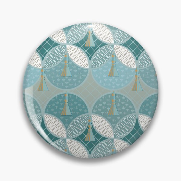 Item preview, Passementerie Deconstructed - Aqua designed and sold by Carina Parry Studios.