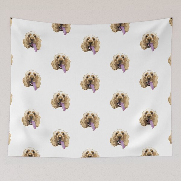Item preview, Panting Dog Brandie Cockapoo Pattern designed and sold by Bloomin'  Arty Families.
