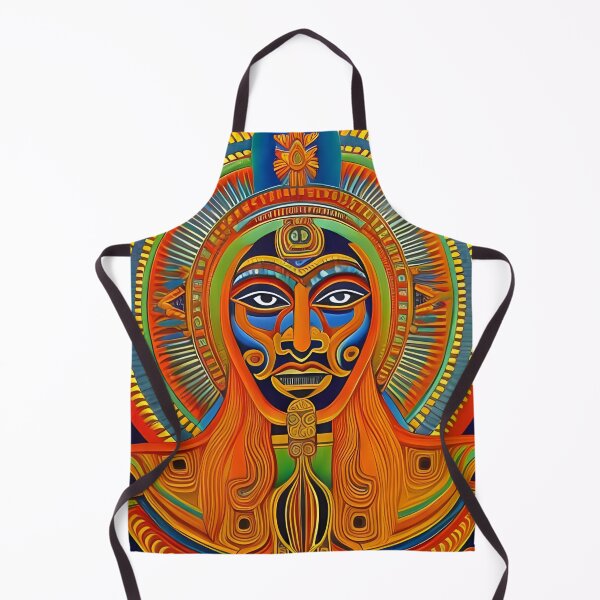 Item preview, New World Gods (34) - Mesoamerican Inspired Psychedelic Art designed and sold by TheThirdEye.