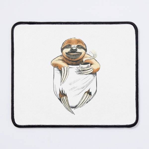 Item preview, Sloth With Coffee Hanging #LOVE COFFEE SLOTH designed and sold by GulQari.