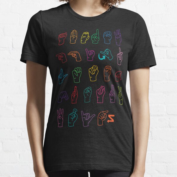 American Sign Language (ASL) Alphabet Essential T-Shirt