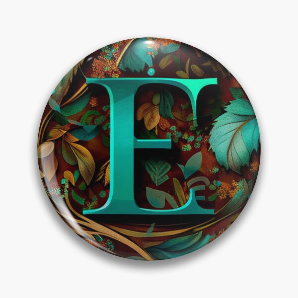 Item preview, Monogram E turquoise initial  designed and sold by Neonmountain.