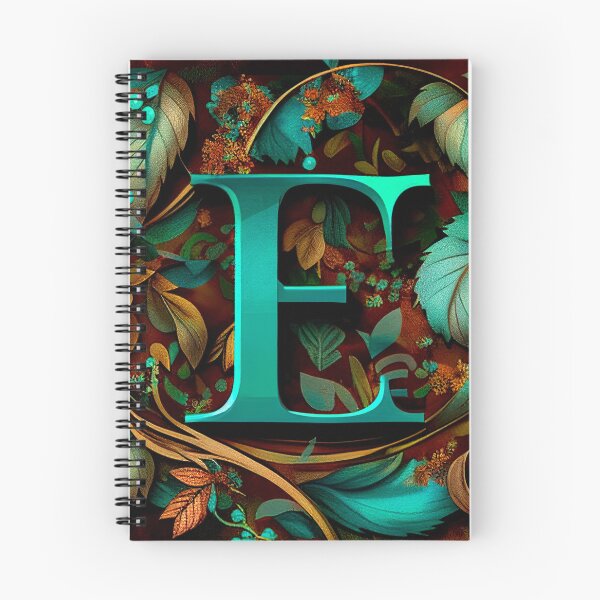 Item preview, Monogram E turquoise initial  designed and sold by Neonmountain.
