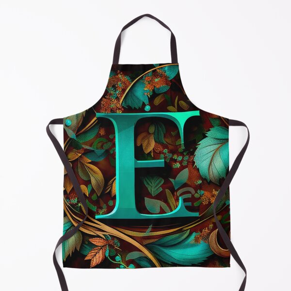 Item preview, Monogram E turquoise initial  designed and sold by Neonmountain.