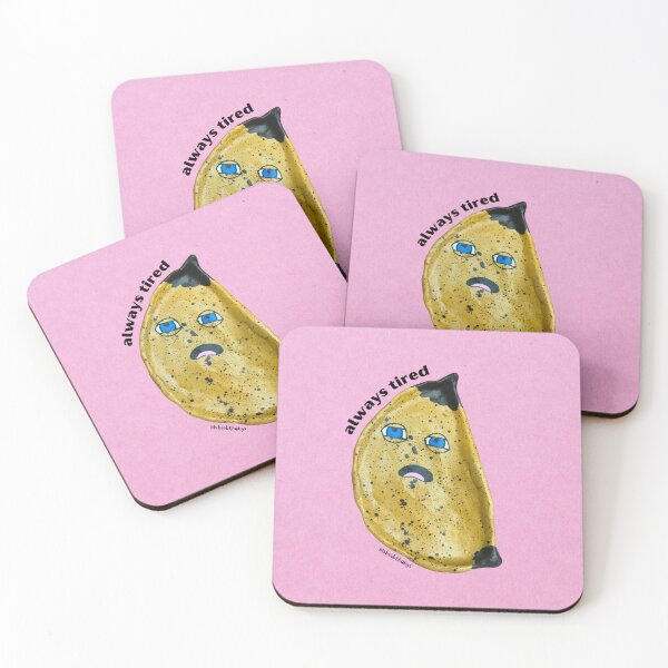 Item preview, Always Tired Banana Dude, Aesthetic Pink | lilsboobthangs designed and sold by lilsboobthangs.