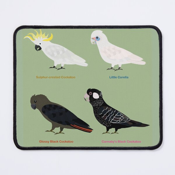Item preview, More Aussie Cockatoo family birds designed and sold by ThundRDownunder.