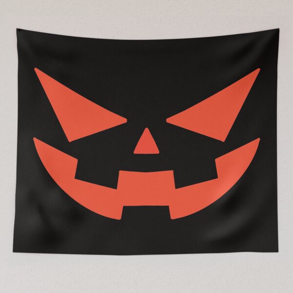 Item preview, Halloween Pumpkin Smile Minimalist designed and sold by Usagi-Kun.