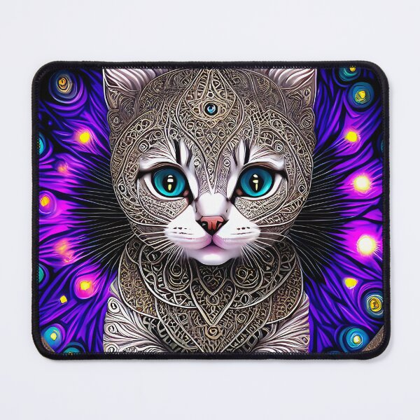 Item preview, Mandala Spiritual Cat III designed and sold by mandalacat.