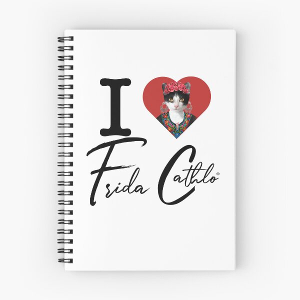 Item preview, I Love Cat Frida Cathlo Tx version of - Frida Kahlo designed and sold by Jaime Ortiz.