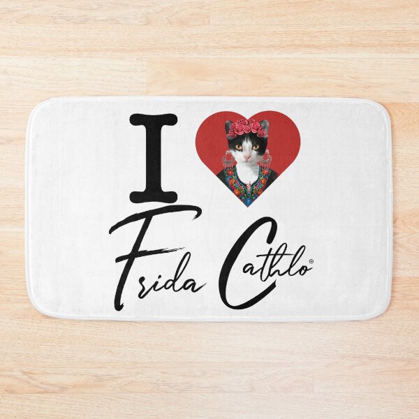 Item preview, I Love Cat Frida Cathlo Tx version of - Frida Kahlo designed and sold by Jaime Ortiz.
