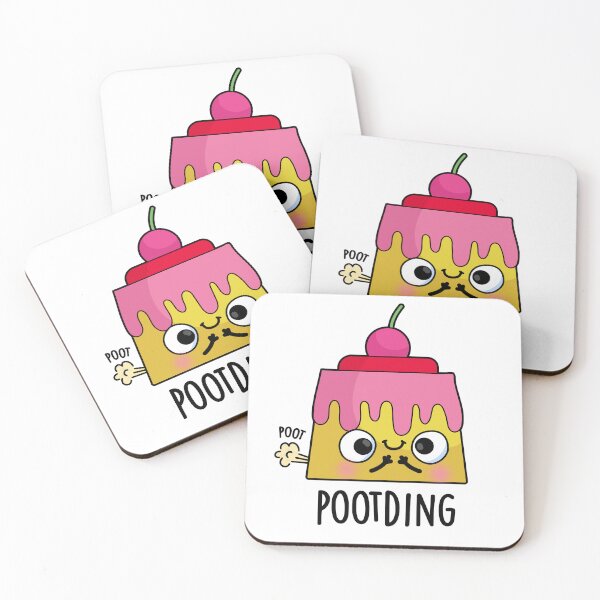 Item preview, Poot-ding Pudding Funny Fart Puns  designed and sold by punnybone.