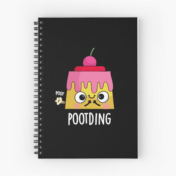 Item preview, Poot-ding Pudding Funny Fart Puns (Dark BG) designed and sold by punnybone.
