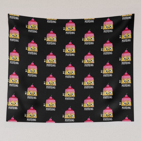 Item preview, Poot-ding Pudding Funny Fart Puns (Dark BG) designed and sold by punnybone.