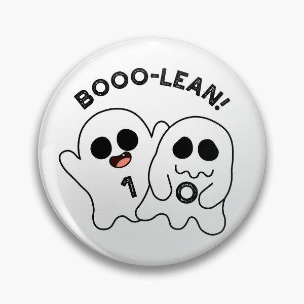 Item preview, Boo-lean Funny Computer Ghost Boolean Puns  designed and sold by punnybone.