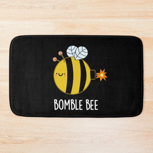 Item preview, Bomble Bee Funny Bumblebee Bomb Puns (Dark BG) designed and sold by punnybone.