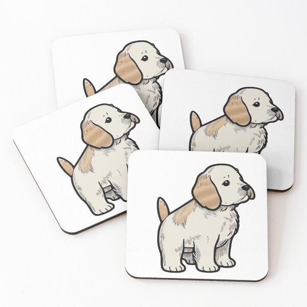 Item preview, Minimalist Dog Sticker  designed and sold by yumeokoete.