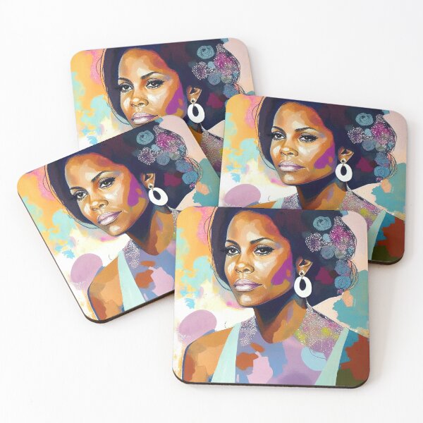 Item preview, Former First Lady Michelle Obama Abstract Art designed and sold by nicolelilyart.