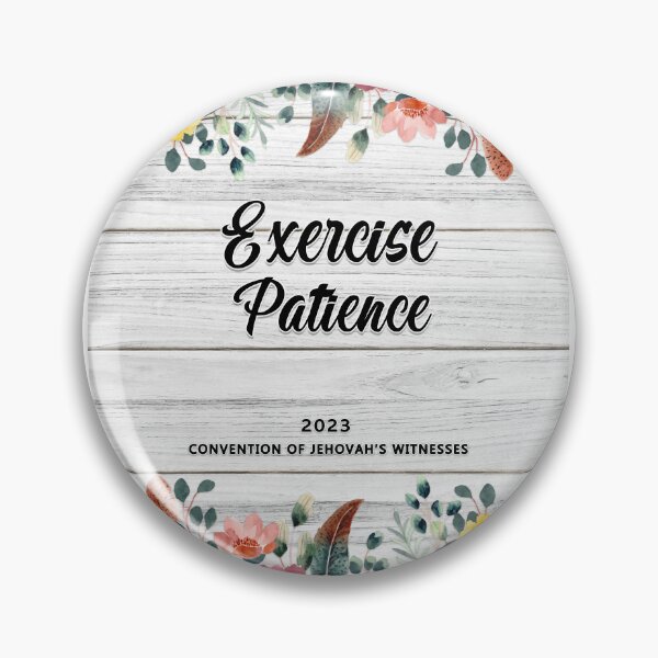 Item preview, Exercise Patience (Wood) designed and sold by KA DESIGNS.