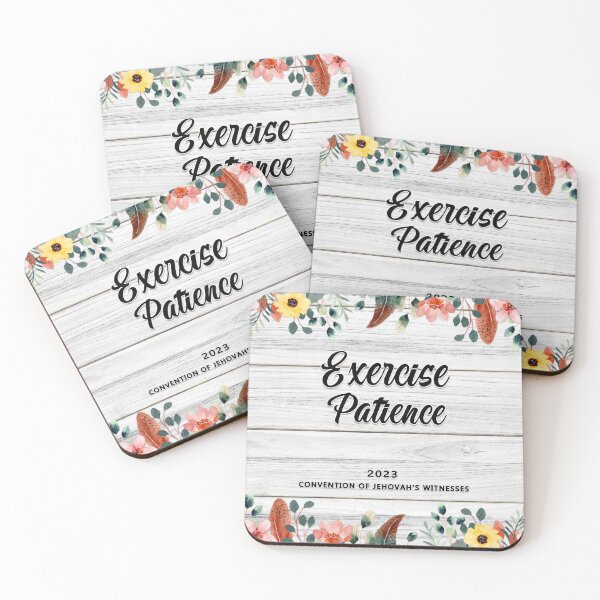 Item preview, Exercise Patience (Wood) designed and sold by KA DESIGNS.