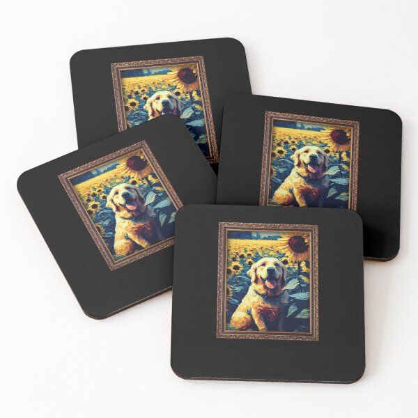 Item preview, Cavador Sunflower Painting Adorable Dog designed and sold by rafaeltto.