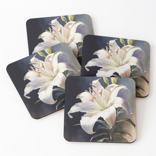 Item preview, Easter Lily watercoor designed and sold by artefacta.