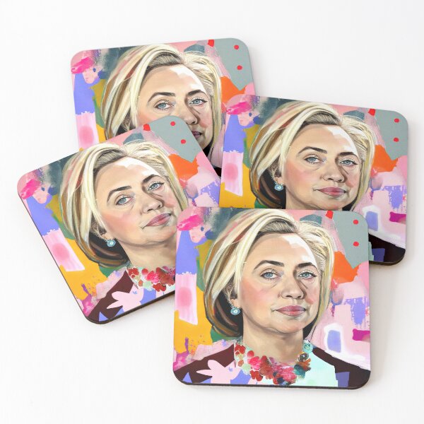 Item preview, Hillary Clinton Abstract Art designed and sold by nicolelilyart.