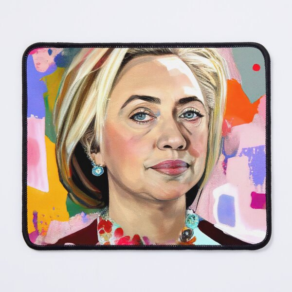 Item preview, Hillary Clinton Abstract Art designed and sold by nicolelilyart.