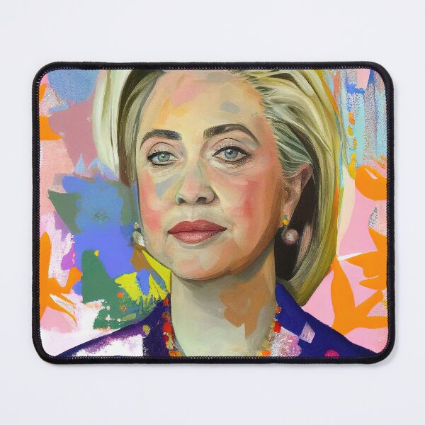 Item preview, Hillary Clinton Abstract Art designed and sold by nicolelilyart.