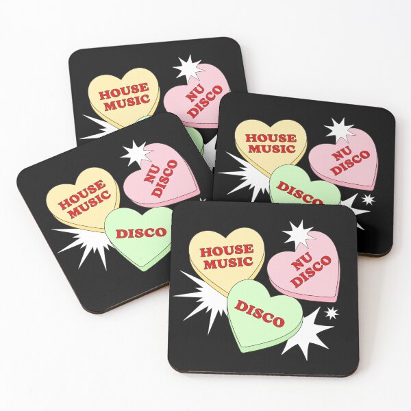 Item preview, HOUSE DISCO NU DISCO  - Candy Hearts  designed and sold by Discothreadz.