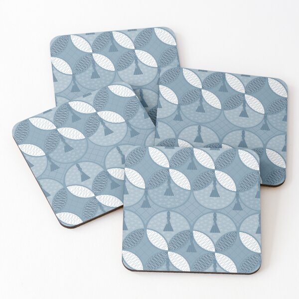 Item preview, Passementerie Deconstructed - Blue Duo tone designed and sold by Carina Parry Studios.