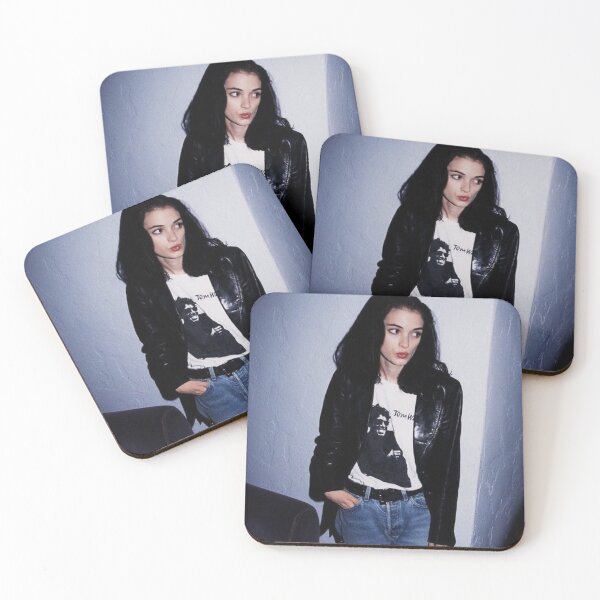 Item preview, winona ryder poster/sticker designed and sold by martasarts.
