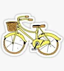 Bike yellow Sticker