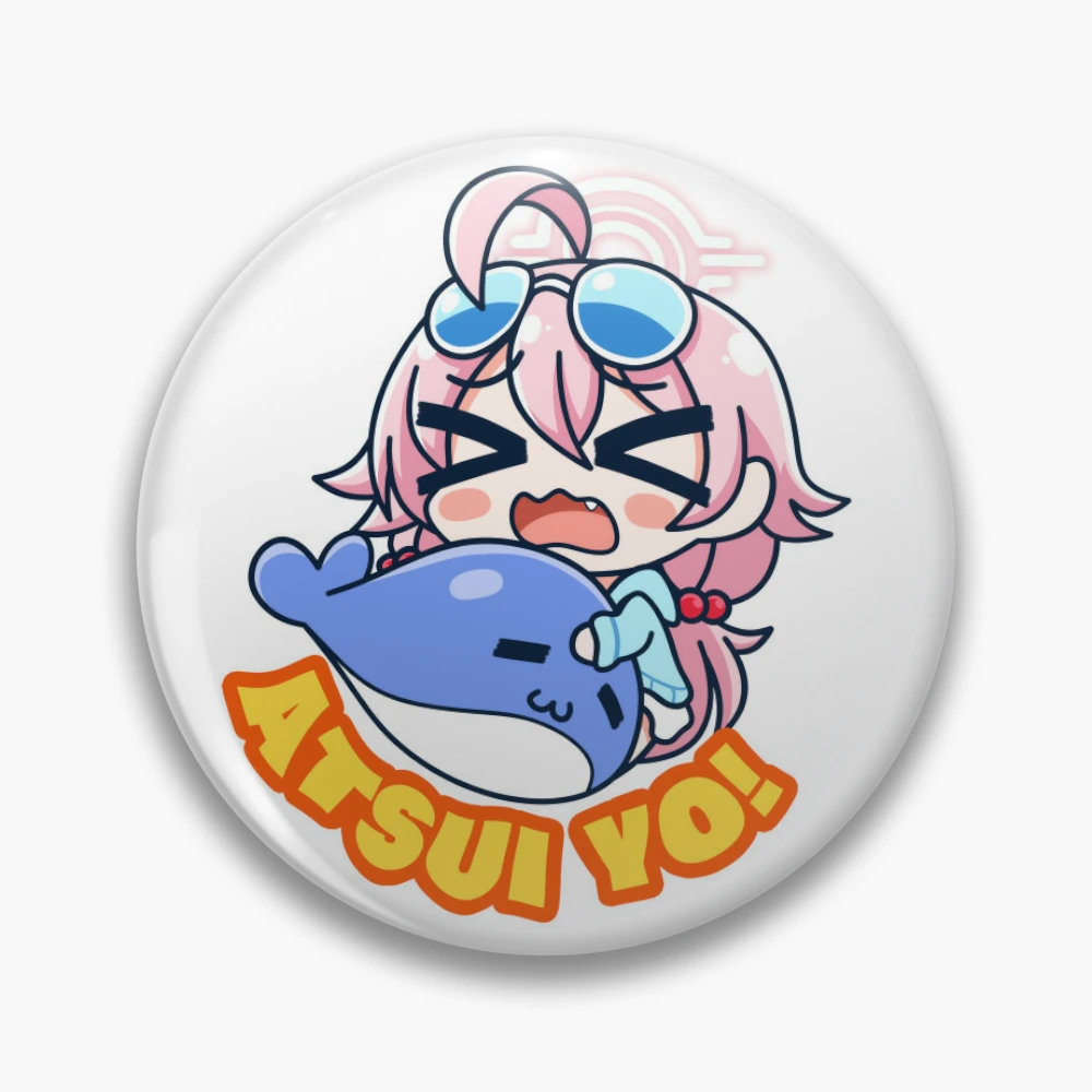 Pikamee Amano In Hololive Vtuber Soft Button Pin Lover Cartoon
