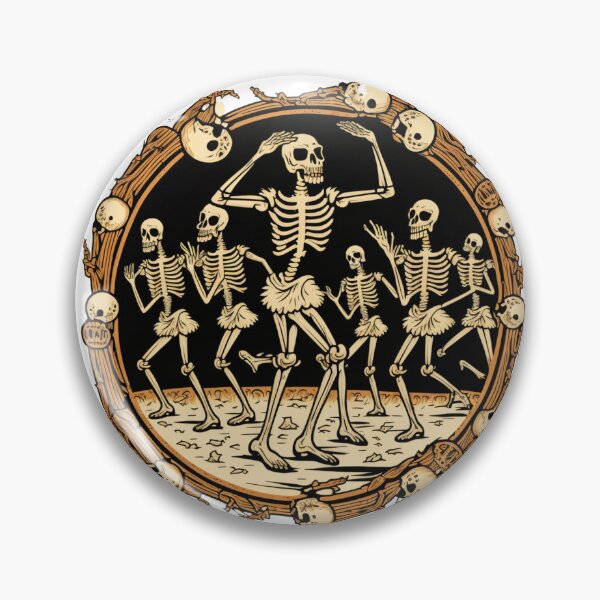 Artikelvorschau, Rock On Skeleton Vintage Tanzskelette entworfen und verkauft von Nooky70.